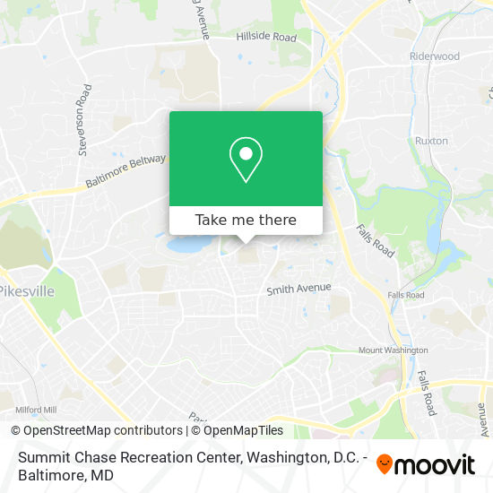 Summit Chase Recreation Center map