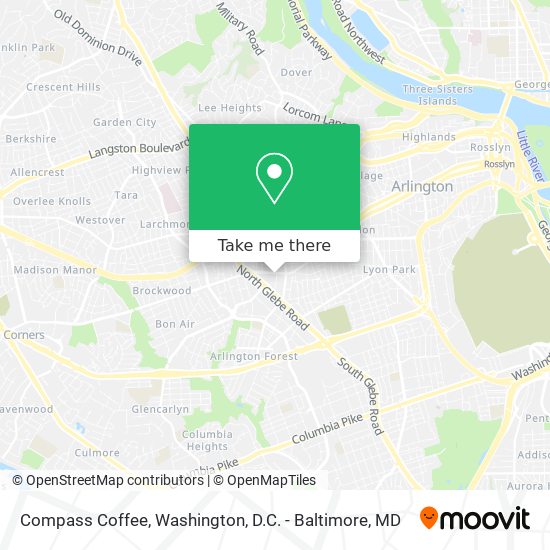 Compass Coffee map