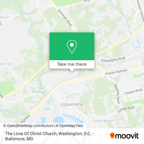 The Love Of Christ Church map