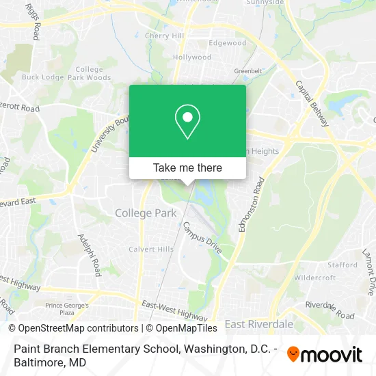 Mapa de Paint Branch Elementary School
