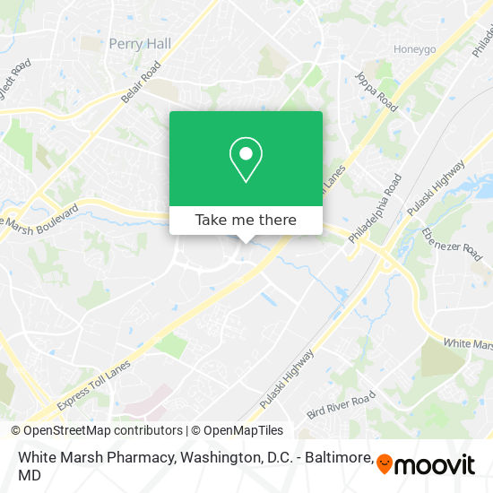 White Marsh Pharmacy map