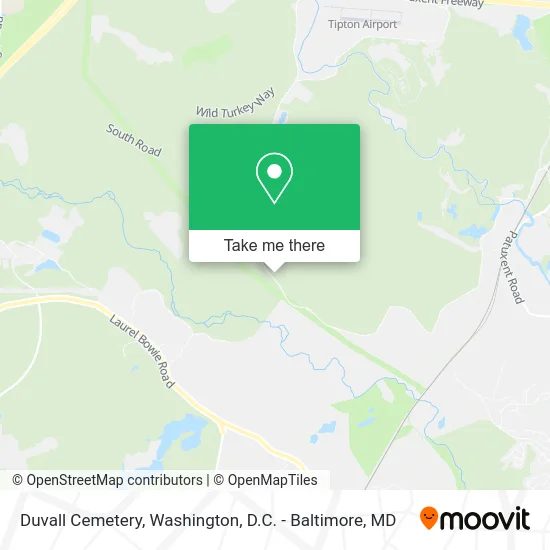 Duvall Cemetery map