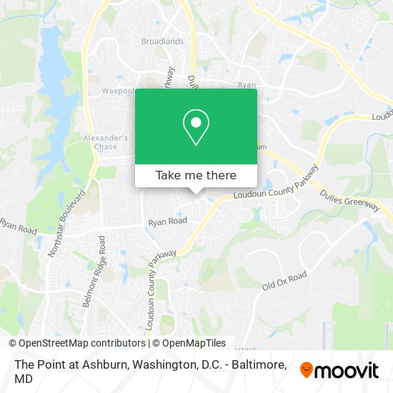 The Point at Ashburn map