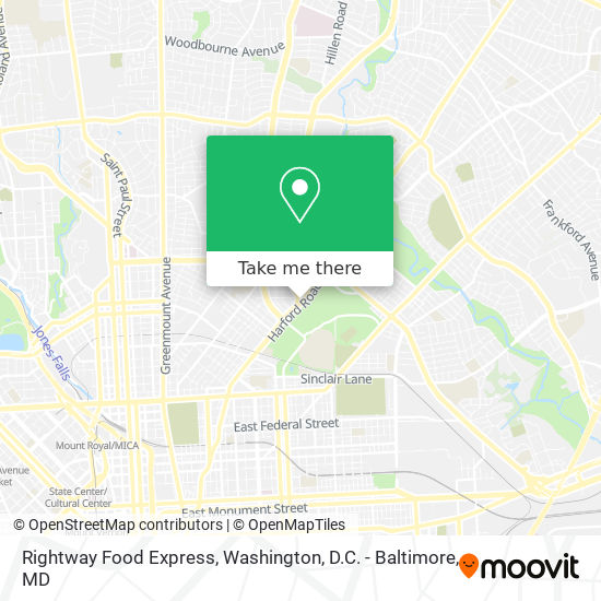 Rightway Food Express map