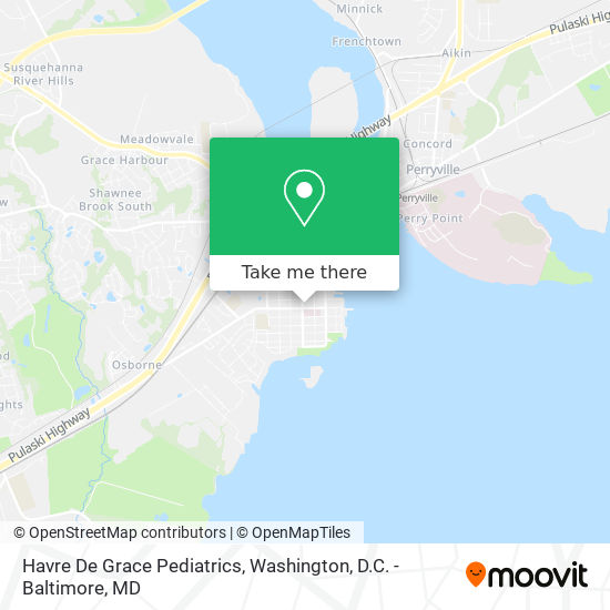 Mapa de Havre De Grace Pediatrics