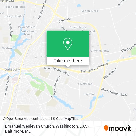 Emanuel Wesleyan Church map