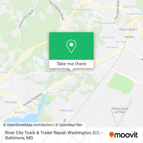 Mapa de River City Truck & Trailer Repair