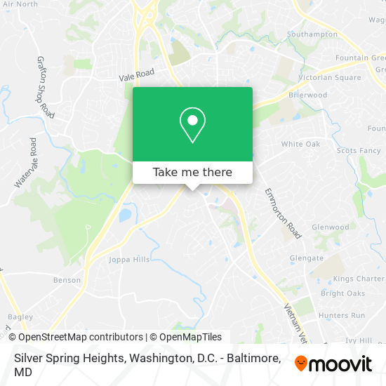 Mapa de Silver Spring Heights