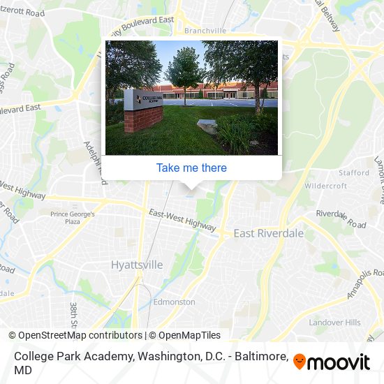 College Park Academy map