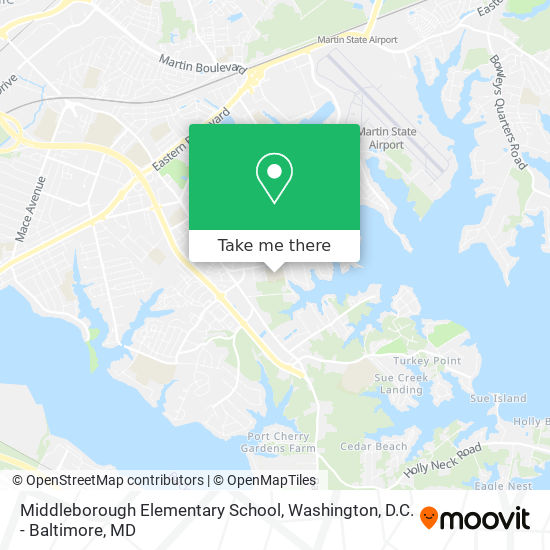 Middleborough Elementary School map