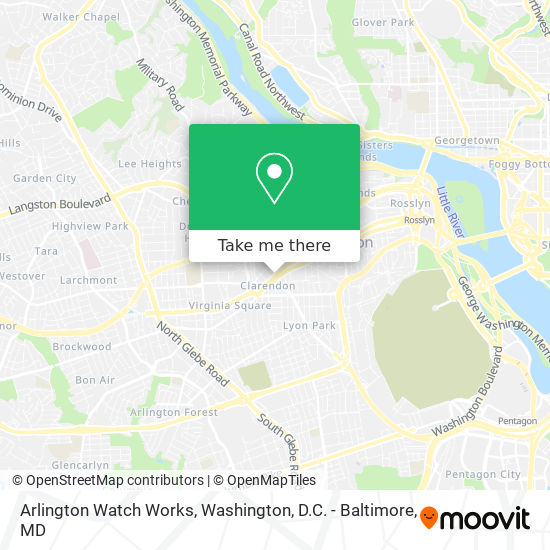 Mapa de Arlington Watch Works