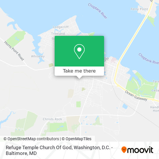 Refuge Temple Church Of God map