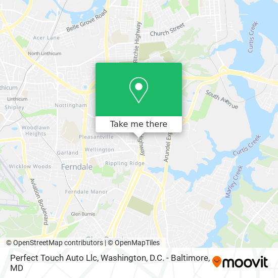 Perfect Touch Auto Llc map