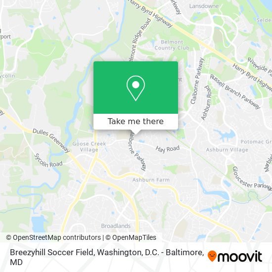 Breezyhill Soccer Field map