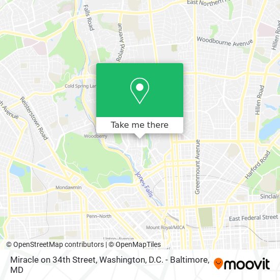 Miracle on 34th Street map