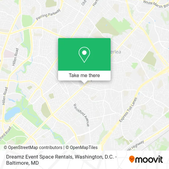 Dreamz Event Space Rentals map