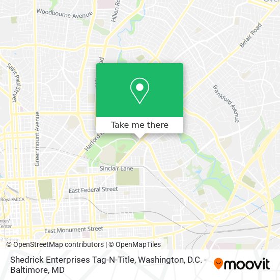 Mapa de Shedrick Enterprises Tag-N-Title