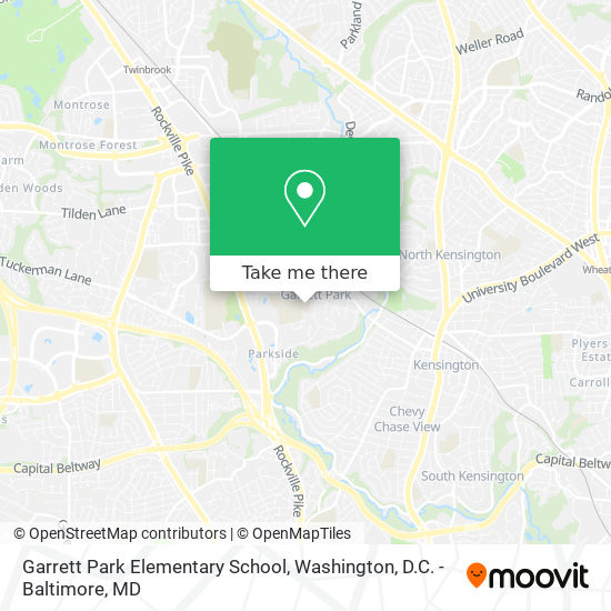 Mapa de Garrett Park Elementary School
