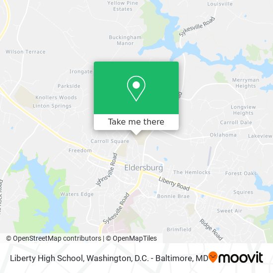 Mapa de Liberty High School