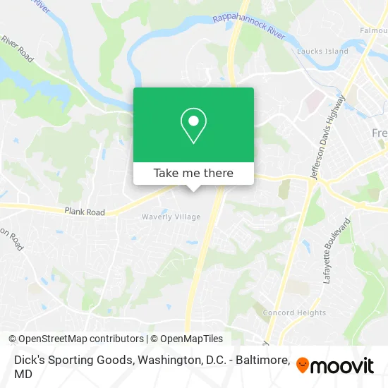Dick's Sporting Goods map