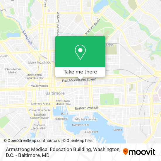 Armstrong Medical Education Building map