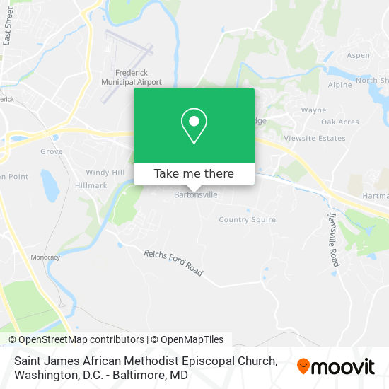 Saint James African Methodist Episcopal Church map