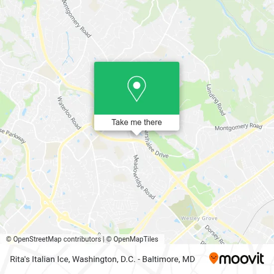 Rita's Italian Ice map
