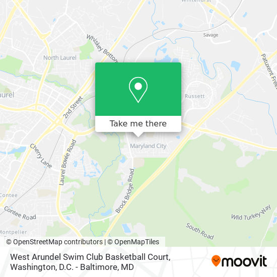 Mapa de West Arundel Swim Club Basketball Court