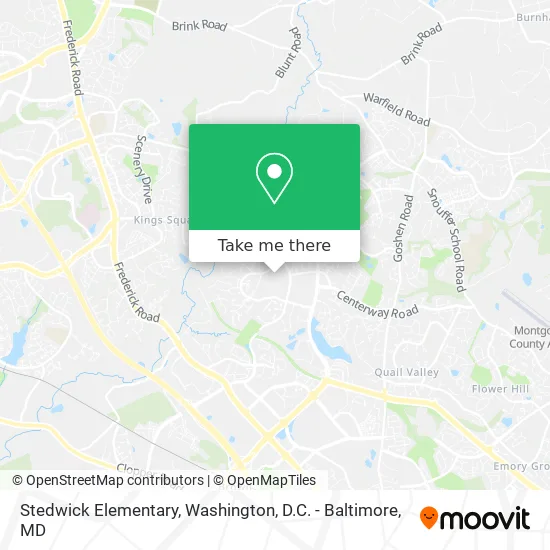 Stedwick Elementary map