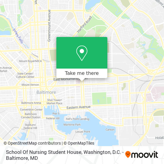 Mapa de School Of Nursing Student House
