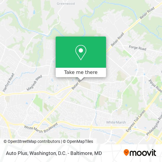 Auto Plus map