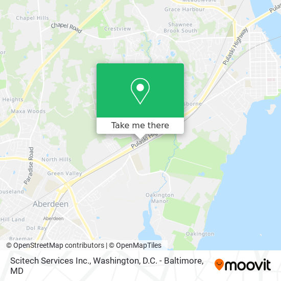 Scitech Services Inc. map