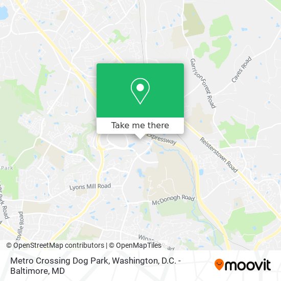 Mapa de Metro Crossing Dog Park