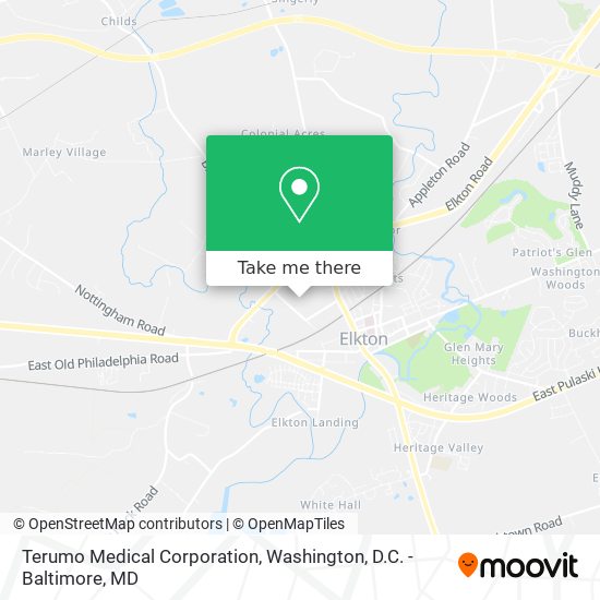 Terumo Medical Corporation map