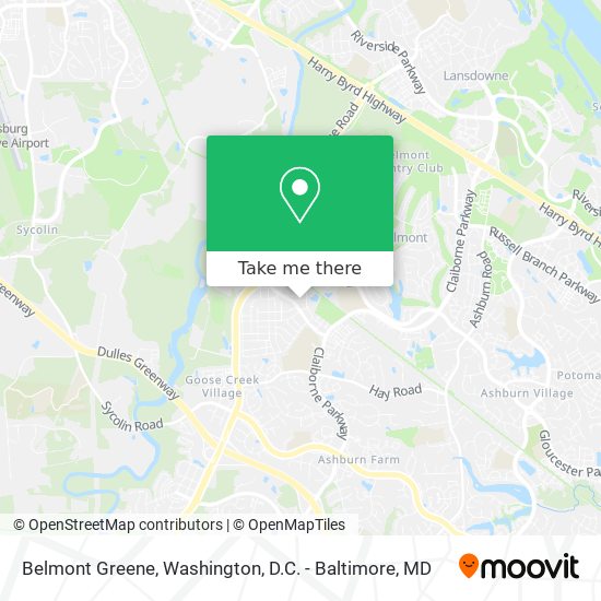 Belmont Greene map