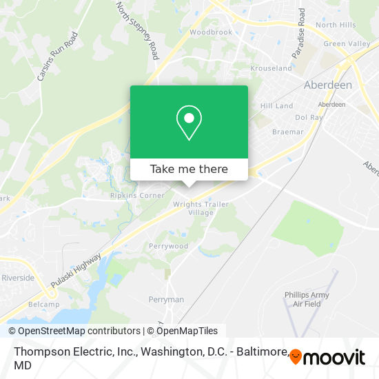 Thompson Electric, Inc. map