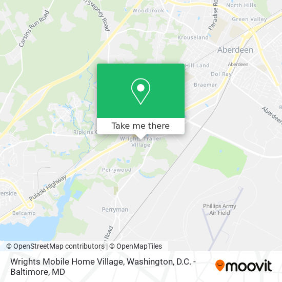 Wrights Mobile Home Village map