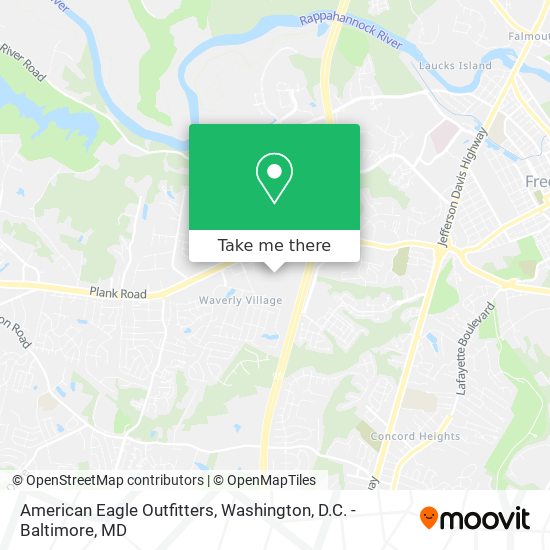 American Eagle Outfitters map