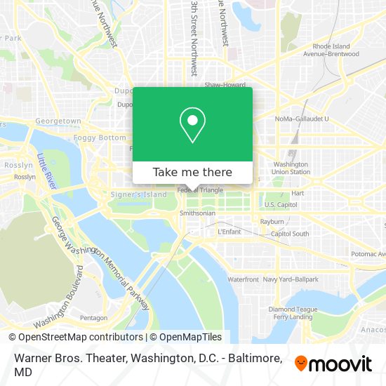 Mapa de Warner Bros. Theater