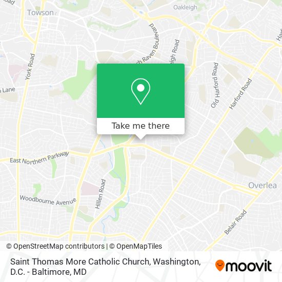 Mapa de Saint Thomas More Catholic Church