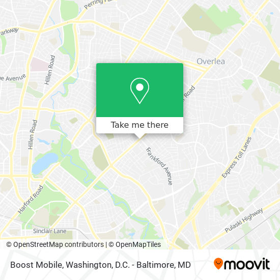 Boost Mobile map