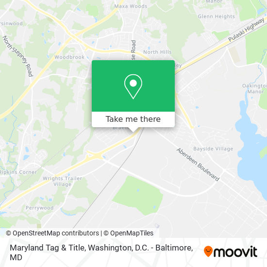 Maryland Tag & Title map