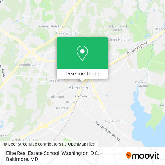 Elite Real Estate School map