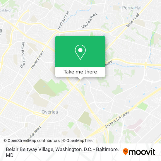 Belair Beltway Village map