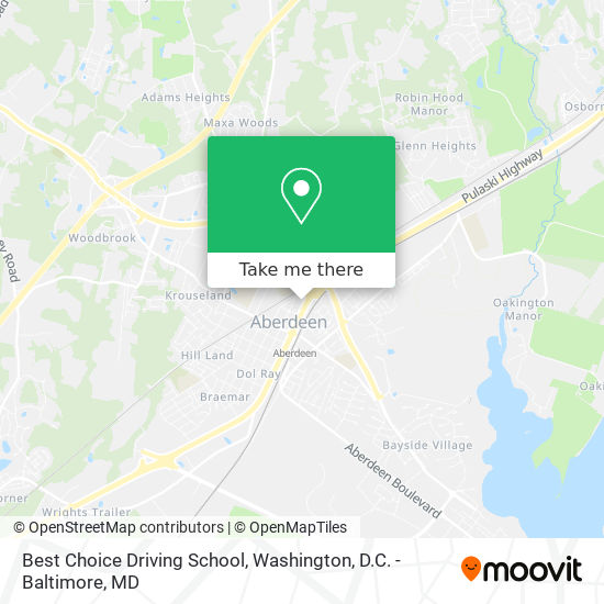 Best Choice Driving School map