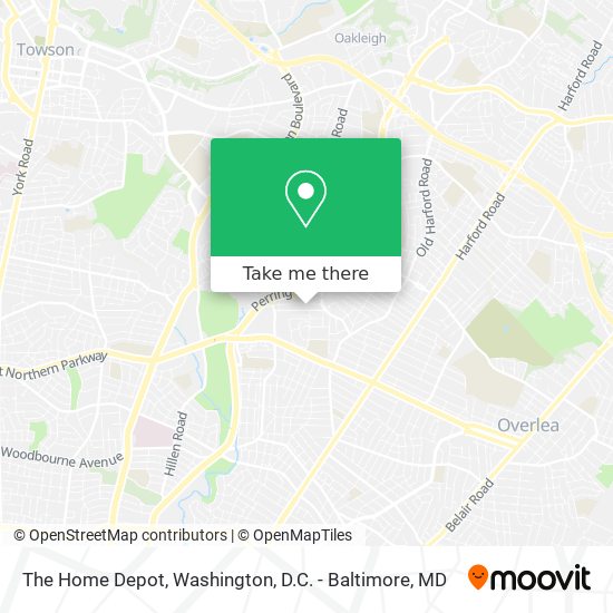 The Home Depot map