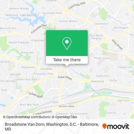 Broadstone Van Dorn map