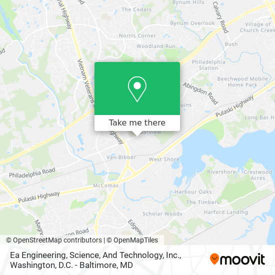 Mapa de Ea Engineering, Science, And Technology, Inc.