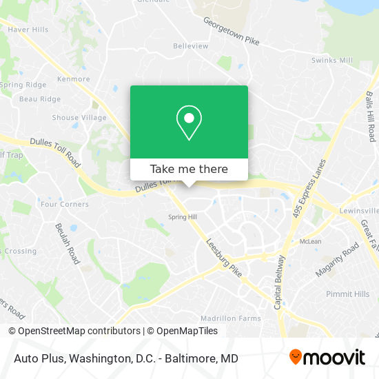 Auto Plus map