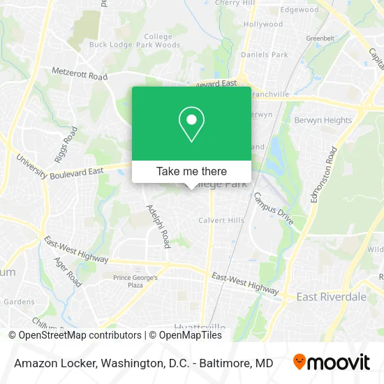 Amazon Locker map